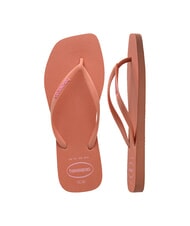 HAVAIANAS SQUARE LOGO Flip-Flops rosa Ton - Damenschuhe - 4