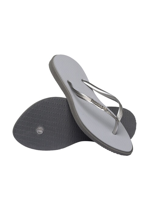 SLIM POINT Flip-Flops Stahlgrau - Damenschuhe