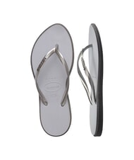 HAVAIANAS SLIM POINT Flip-Flops Stahlgrau - Damenschuhe - 4