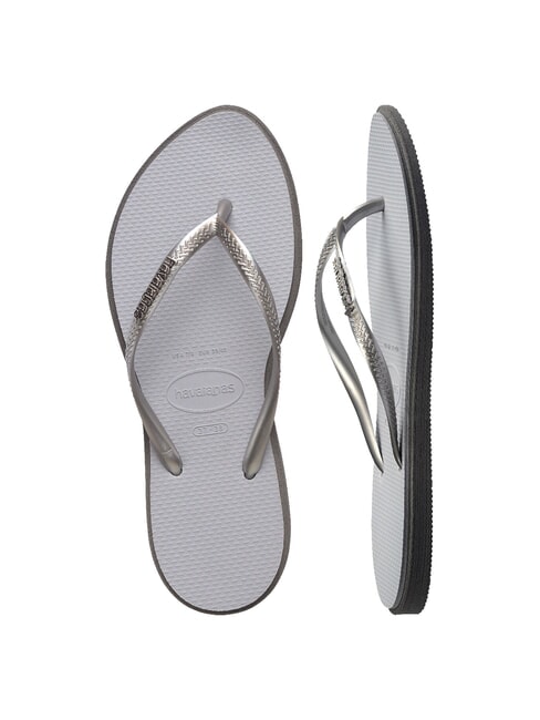 SLIM POINT Flip-Flops Stahlgrau - Damenschuhe