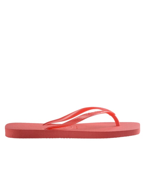 SLIM SQUARE Flip-Flops mit quadratischer Zehenpartie tropische Korallen - Damenschuhe