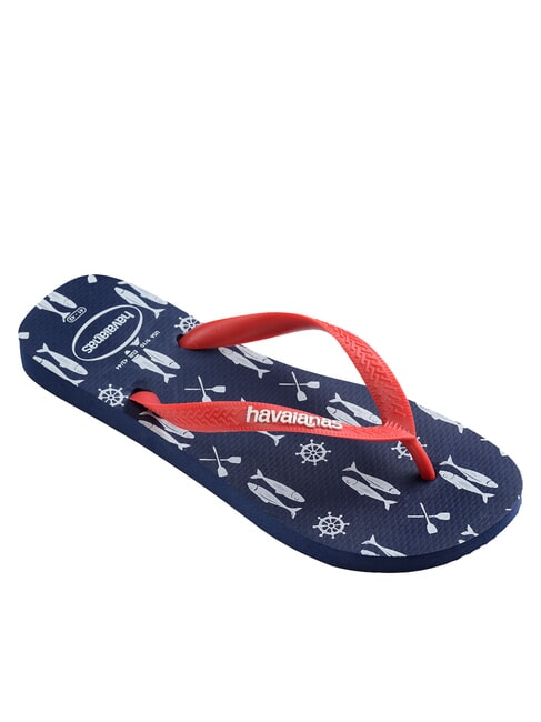 Infradito TOP NAUTISCH marineblau/rubinrot - Herrenschuhe
