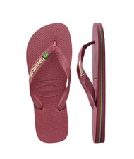 HAVAIANAS BRASIL LOGO Flip-Flops f&uuml;r Herren Amarant - Schuhe Unisex - 4