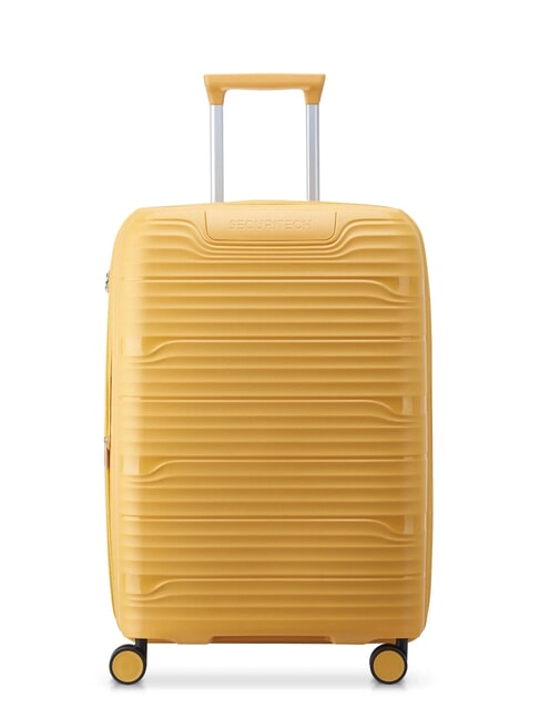 SECURITECH DUNE Set mit 3 Trolleys: Kabine, mittel, gro&szlig;, exp Gelb - Trolleyset