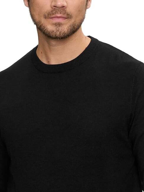 ARTUSO Pullover mit Logo-B&uuml;ndchen schwarz2 - Herrenpullover