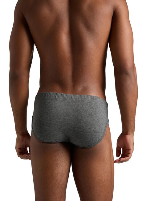 ARY 3 Slips mit niedriger Taille schwarz/blau/gr - Herrenslip