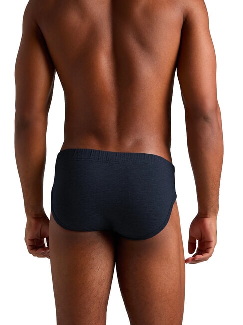 ARY 3 Slips mit niedriger Taille schwarz/blau/gr - Herrenslip