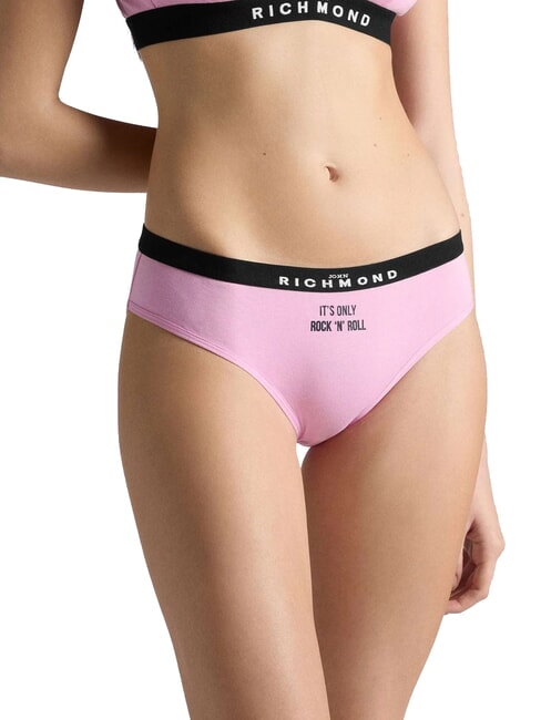 HUITEMA 2 Rock'n Roll-Slips schwarz/pink - Damenslip
