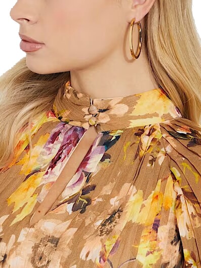 HOOPS I DID IT AGAIN Mittelgro&szlig;e Creolen gelbes Gold - Ohrringe