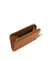 FURLA GOCCIA Kartenetui aus Leder mit Rei&szlig;verschluss Brandy - Brieftaschen Damen - 2