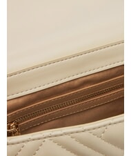 LOVE MOSCHINO QUILTED S Mini-Umh&auml;ngetasche Elfenbein - Damentaschen - 4