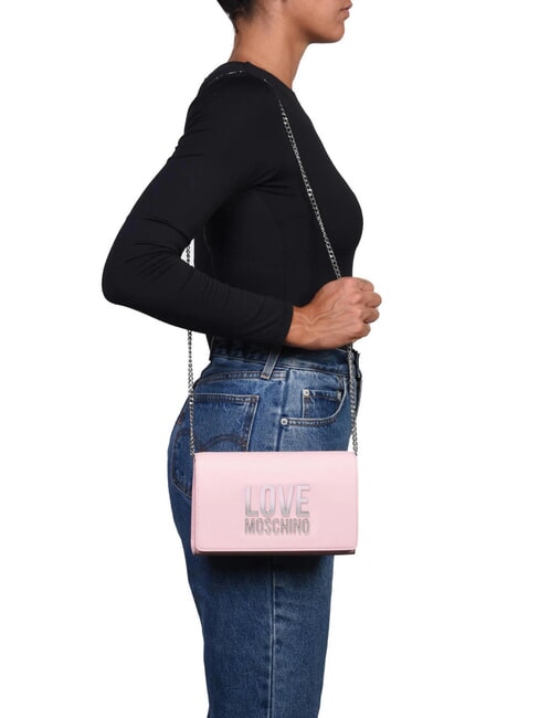 CHAIN Lettering Umh&auml;ngetasche Gesichtspuder - Damentaschen