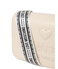 LOVE MOSCHINO MADE WITH LOVE Umh&auml;ngetasche Elfenbein - Damentaschen - 3