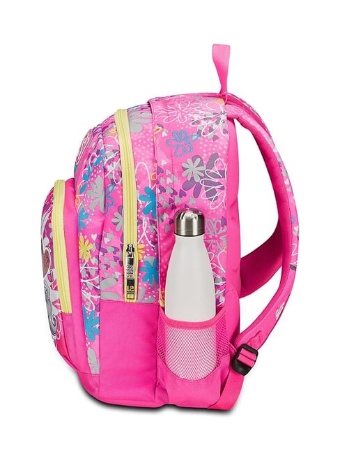 ADVANCED UNICORN LED Rucksack mit zwei F&auml;chern SCHWARZ GESTREIFTER WALD - Rucks&auml;cke f&uuml;r Schule &amp; Freizeit