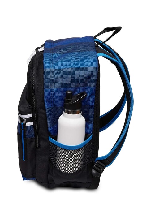 1907 2-F&auml;cher-Rucksack Schwarz - Rucks&auml;cke f&uuml;r Schule &amp; Freizeit