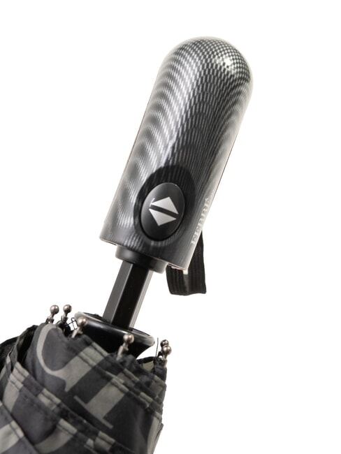 JUMBO Mini-Automatikschirm schwarzes Logo 02 - Regenschirme