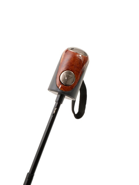 MINI Winddichter Taschenschirm braune Krawatte 01 - Regenschirme