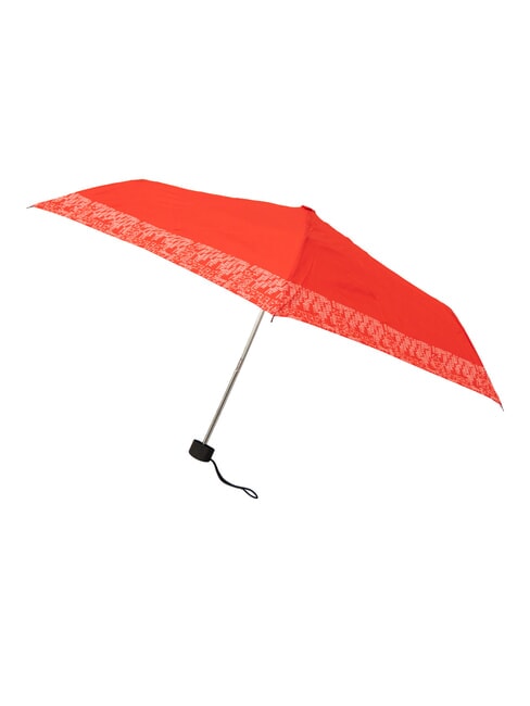 LOGO ALL OVER Manueller Mini-Regenschirm rot02 - Regenschirme