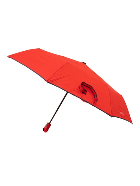 MINI Regenschirm mit automatischem &Ouml;ffnen/Schlie&szlig;en rot / schwarz - Regenschirme