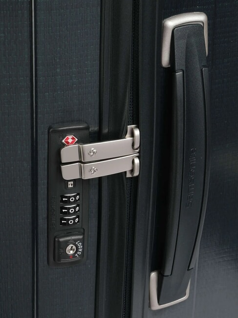 Trolley LITE-CUBE-Linie, mittlere Gr&ouml;&szlig;e dunkelgr&uuml;n - Harte Trolleys