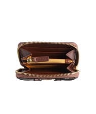 THE BRIDGE AMELIA Mini-Geldb&ouml;rse aus Leder mit Rundum-Rei&szlig;verschluss BRAUN - Brieftaschen Damen - 2