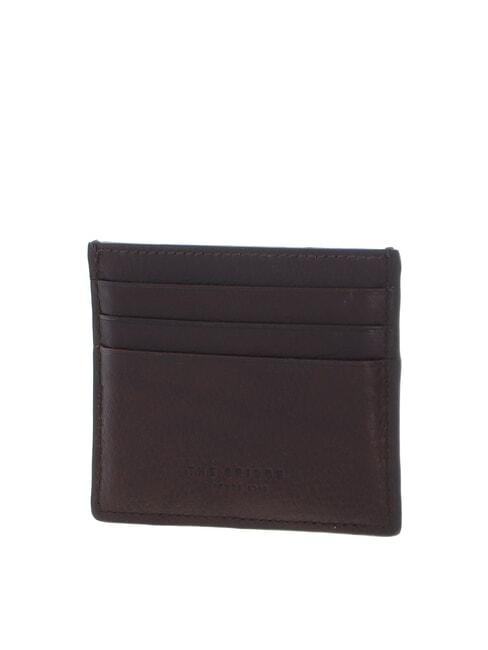 FABIO Flaches Kartenetui aus Leder S&uuml;&szlig;e Kastanie Ruthenium dk - Brieftaschen Herren