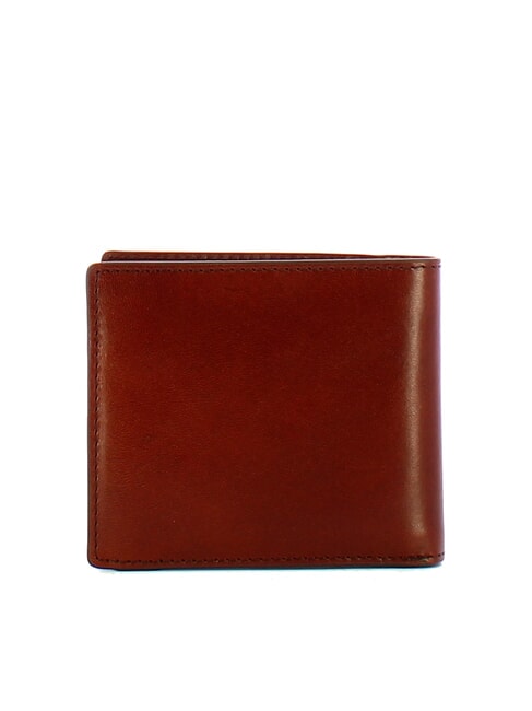 FILIPPO Ledergeldb&ouml;rse mit M&uuml;nzfach Braun / Ruthenium - Brieftaschen Herren