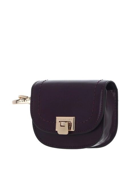 FEDERICA Leder-Geldb&ouml;rse mit Schl&uuml;sselring Traube abb. Gold - Brieftaschen Damen