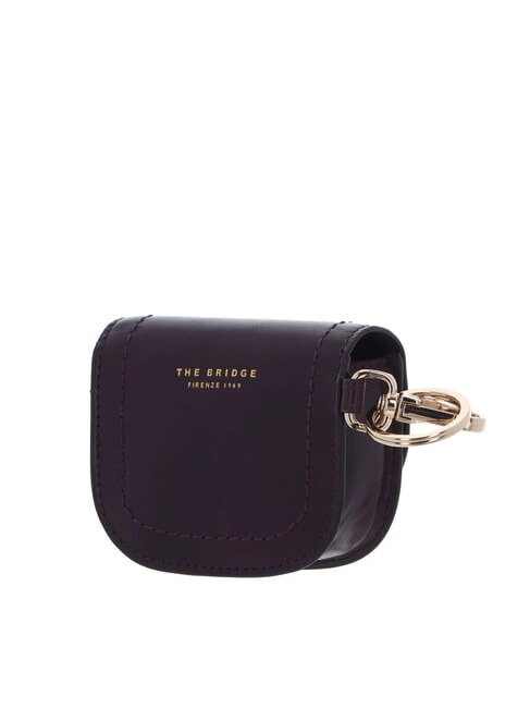 FEDERICA Leder-Geldb&ouml;rse mit Schl&uuml;sselring Traube abb. Gold - Brieftaschen Damen