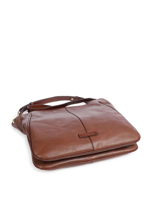 ELISABETTA Ledertasche mit Schultergurt BRAUN - Damentaschen