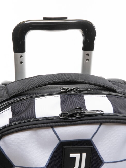 #BOOTIT Rucksack mit Trolley STREIFEN SCHWARZ / WEISS - Rucks&auml;cke mit Trolleyfunktion