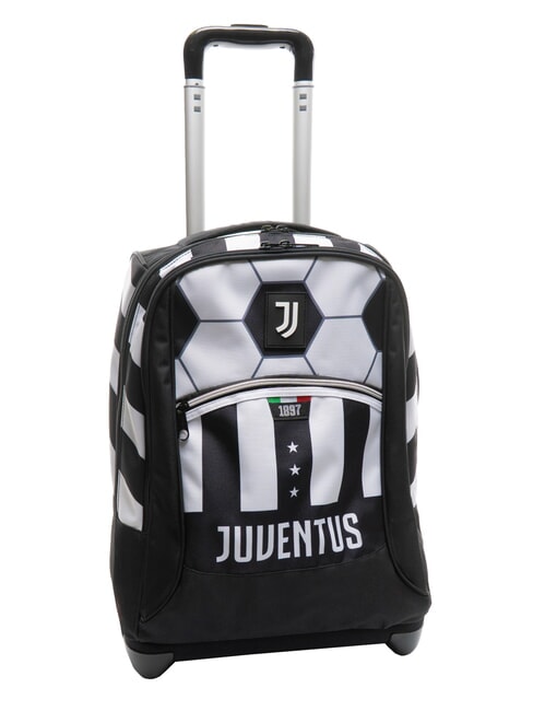 #BOOTIT Rucksack mit Trolley STREIFEN SCHWARZ / WEISS - Rucks&auml;cke mit Trolleyfunktion