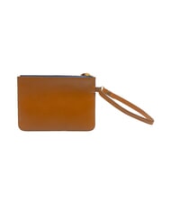 THE BRIDGE CHIARA Clutch aus Leder Cognac / Gold - Damentaschen - 4