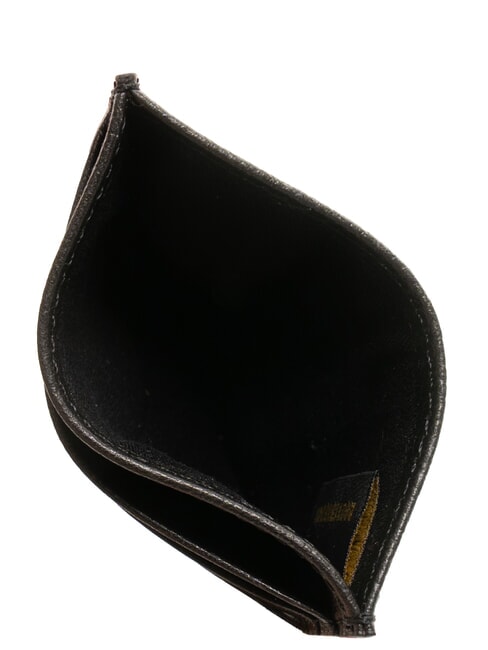 CESARE Flaches Kartenetui aus Leder Schwarz - Brieftaschen Herren