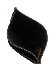 THE BRIDGE CESARE Flaches Kartenetui aus Leder Schwarz - Brieftaschen Herren - 3