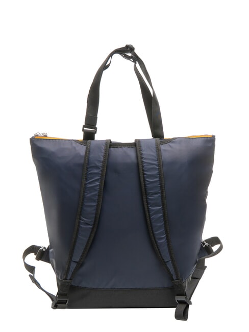 NOAM Nylon-Rucksack / Einkaufstasche blaue Tiefe - Damentaschen