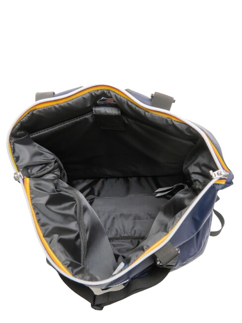 NOAM Nylon-Rucksack / Einkaufstasche blaue Tiefe - Damentaschen