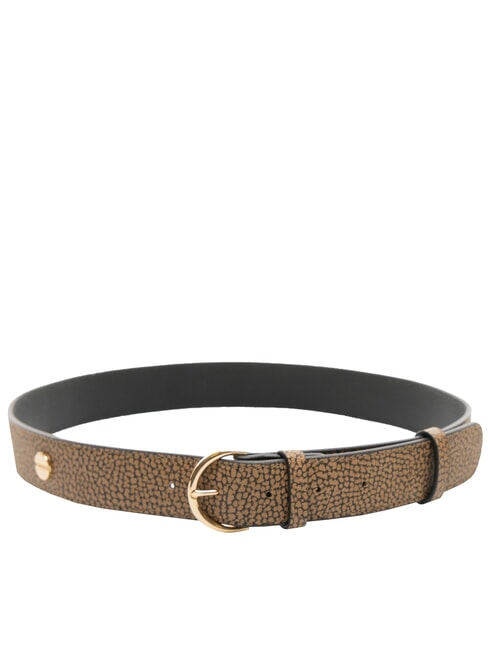 GRAFFITI G&uuml;rtel mit Nieten natur op / schwarz - G&uuml;rtel