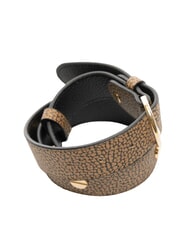 BORBONESE GRAFFITI G&uuml;rtel mit Nieten natur op / schwarz - G&uuml;rtel - 3