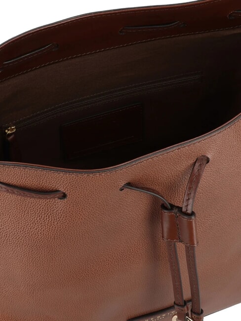 CARLOTTA Hobo-Tasche aus Leder mit Taschen BRAUN - Damentaschen