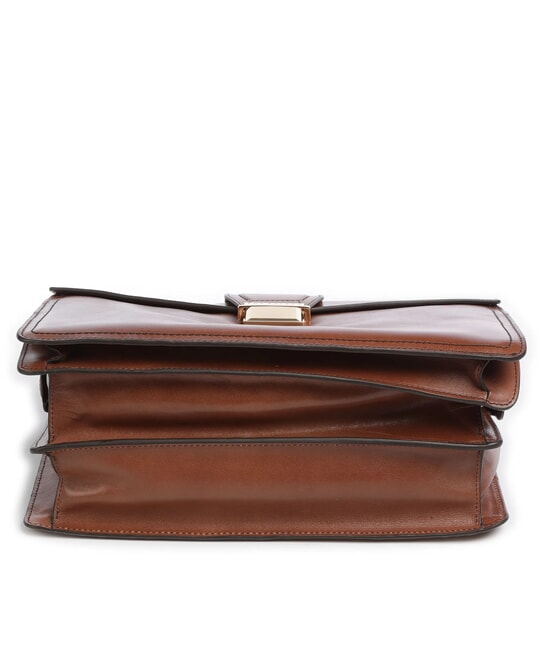 DANTE Aktentasche aus Leder f&uuml;r &Auml;rzte BRAUN - Arbeitstaschen