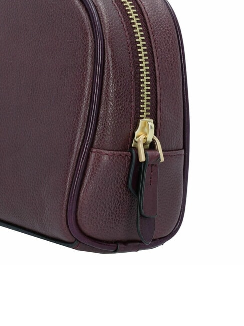 ELISABETTA Mittlere Ledersch&ouml;nheit Traube abb. Gold - Beauty-Case