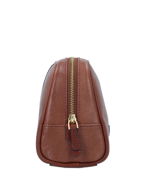 ELISABETTA Mittlere Ledersch&ouml;nheit BRAUN - Beauty-Case