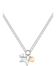 MORELLATO TALISMANI Stahlhalskette mit Kristallen - Halsketten