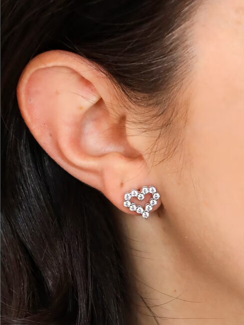 TESORI Silber- und Zirkonia-Ohrringe  SILBER - Ohrringe