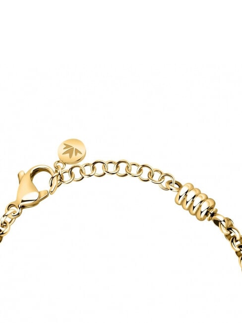 DROPS  Stahlarmband mit Kristallen Gold - Armb&auml;nder