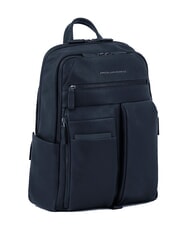 PIQUADRO PAAVO Laptop-Rucksack 14", aus Leder Blau - PC-Rucks&auml;cke - 2