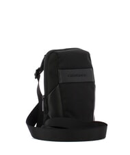 PIQUADRO WOODY Tasche aus Leder und Stoff - Umh&auml;ngetaschen Herren