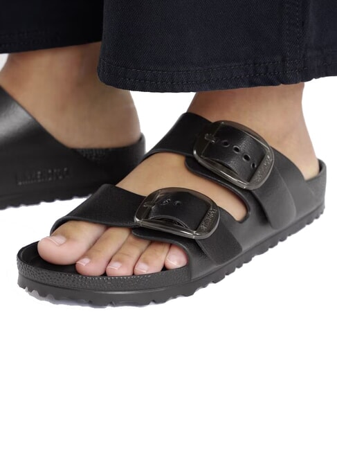 ARIZONA BIG BUCKLE EVA Gummipantoffeln Schwarz - Damenschuhe