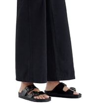 BIRKENSTOCK ARIZONA BIG BUCKLE EVA Gummipantoffeln Schwarz - Damenschuhe - 8